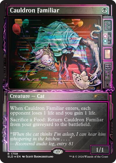 Cauldron Familiar Rainbow Foil
