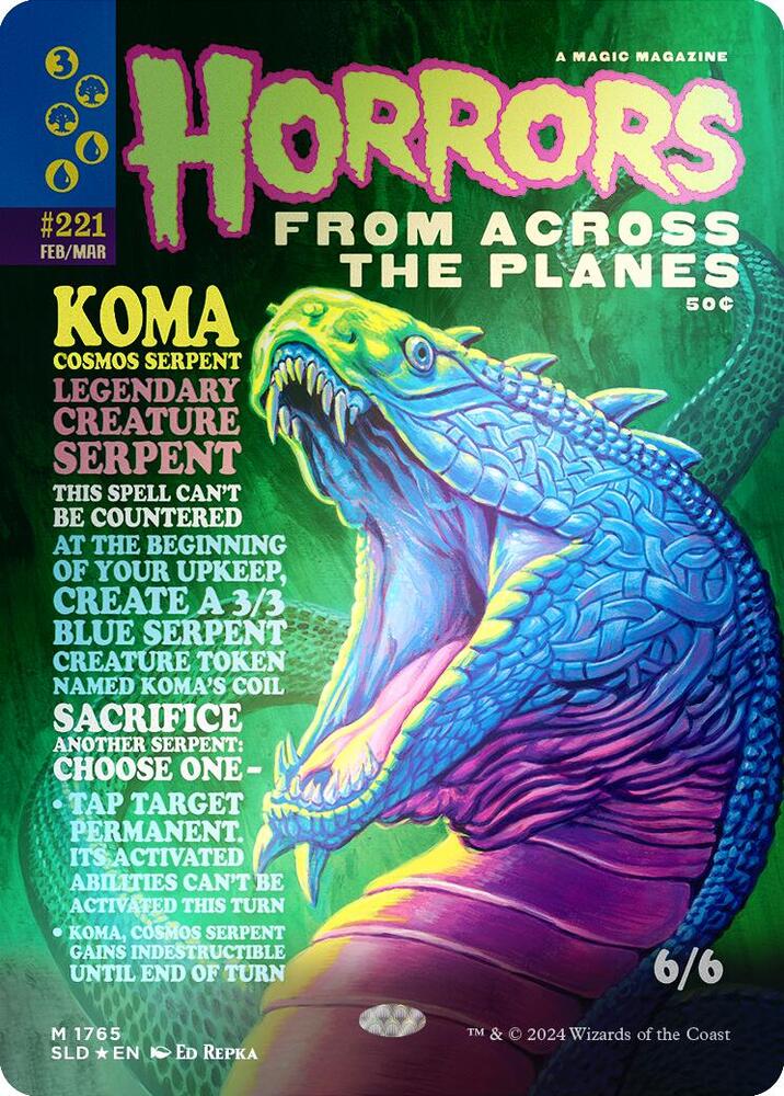 Koma, Cosmos Serpent (Rainbow Foil)