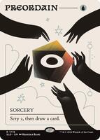 MTG 定業 preordain SLD シークレットレイヤー 4枚セット Preordain (1719) - Secret Lair Drop Series - Magic: The Gathering