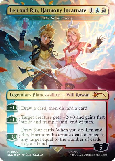 Len and Rin Harmony Incarnate The Royal Scions Rainbow Foil