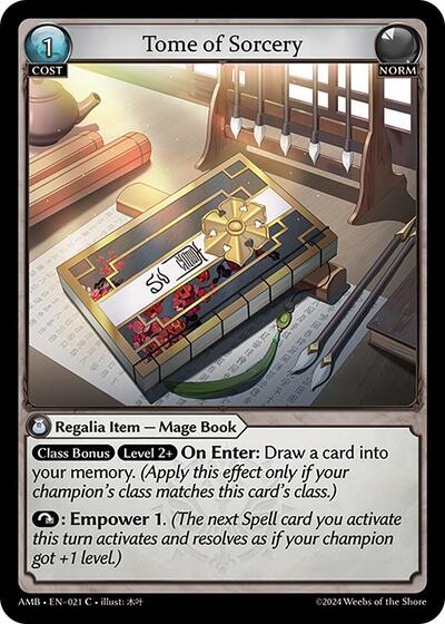 Tome of Sorcery card