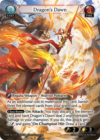 Dragon's Dawn card