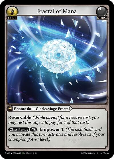 Fractal of Mana card