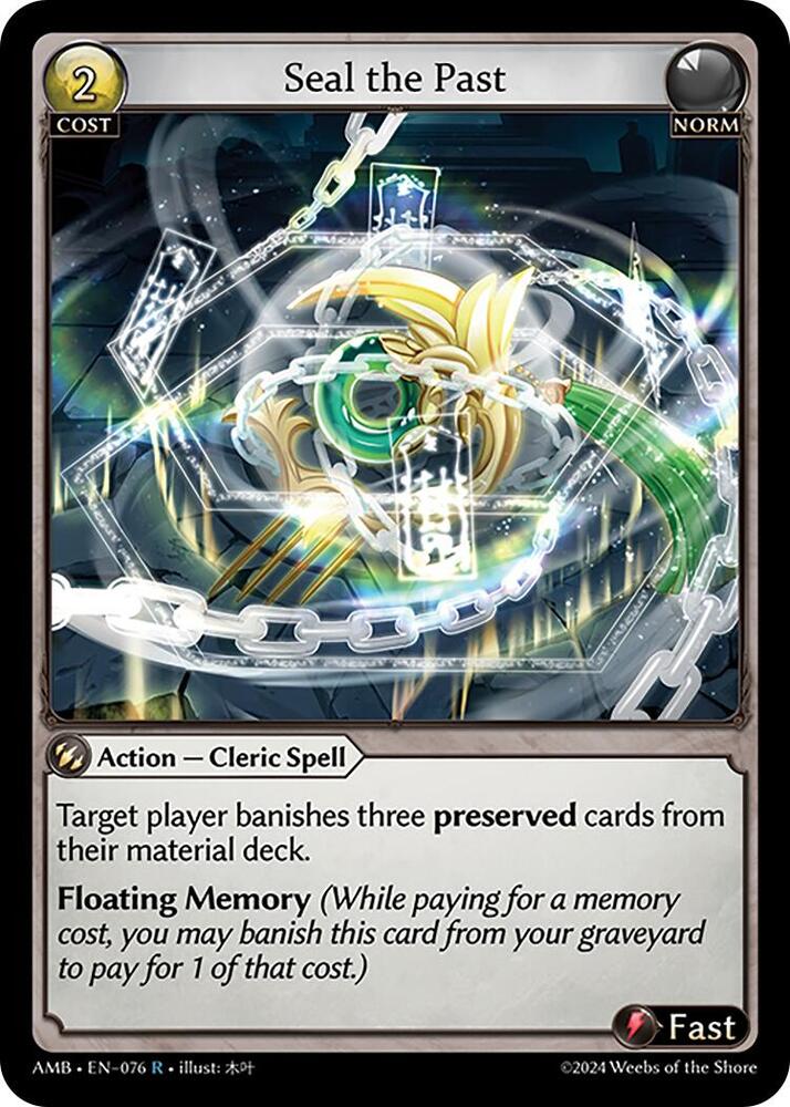Seal the Past - Mortal Ambition - Grand Archive TCG