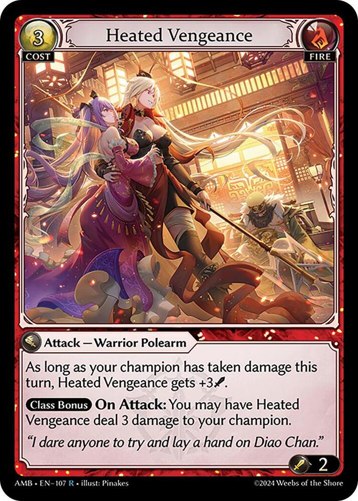 Heated Vengeance - Mortal Ambition - Grand Archive TCG