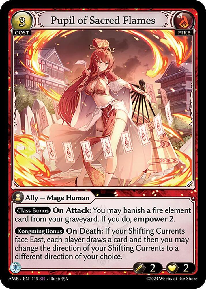 Pupil of Sacred Flames - Mortal Ambition - Grand Archive TCG