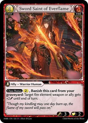 Sword Saint of Everflame - Mortal Ambition - Grand Archive TCG