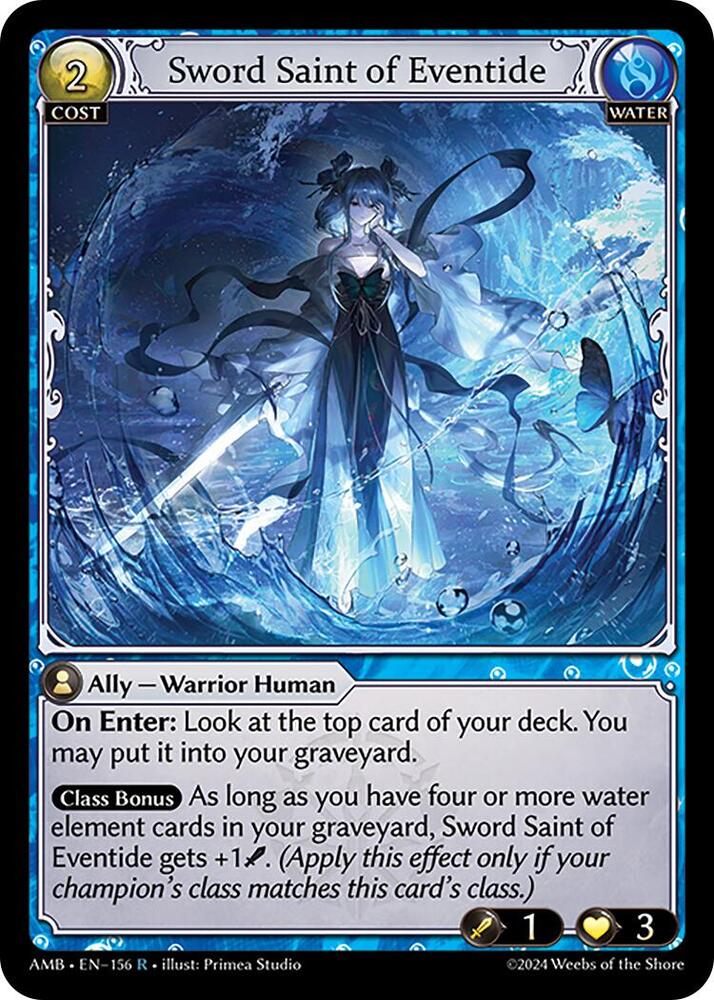 Sword Saint of Eventide - Mortal Ambition - Grand Archive TCG