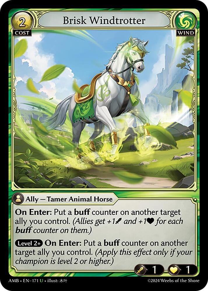 Brisk Windtrotter - Mortal Ambition - Grand Archive TCG
