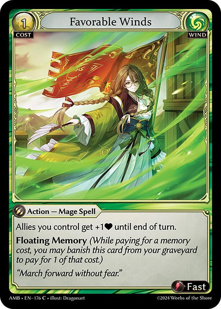 Favorable Winds - Mortal Ambition - Grand Archive TCG - TCGplayer.com