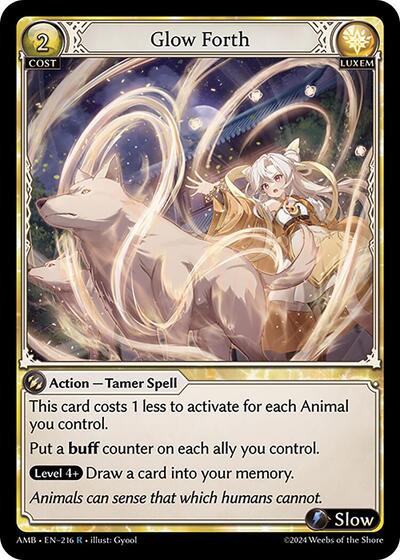 Glow Forth card
