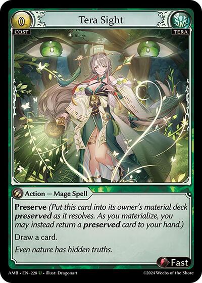 Tera Sight card