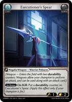 Executioner's Spear - Mortal Ambition Starter Decks - Grand