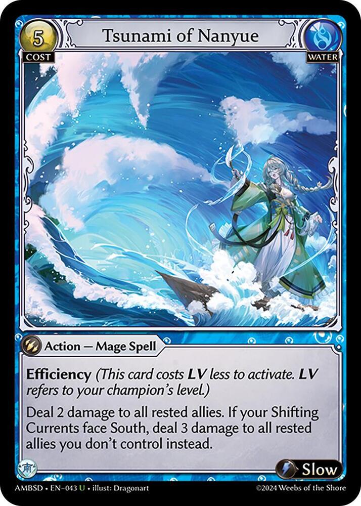 Tsunami of Nanyue - Mortal Ambition Starter Decks - Grand Archive TCG -  TCGplayer.com