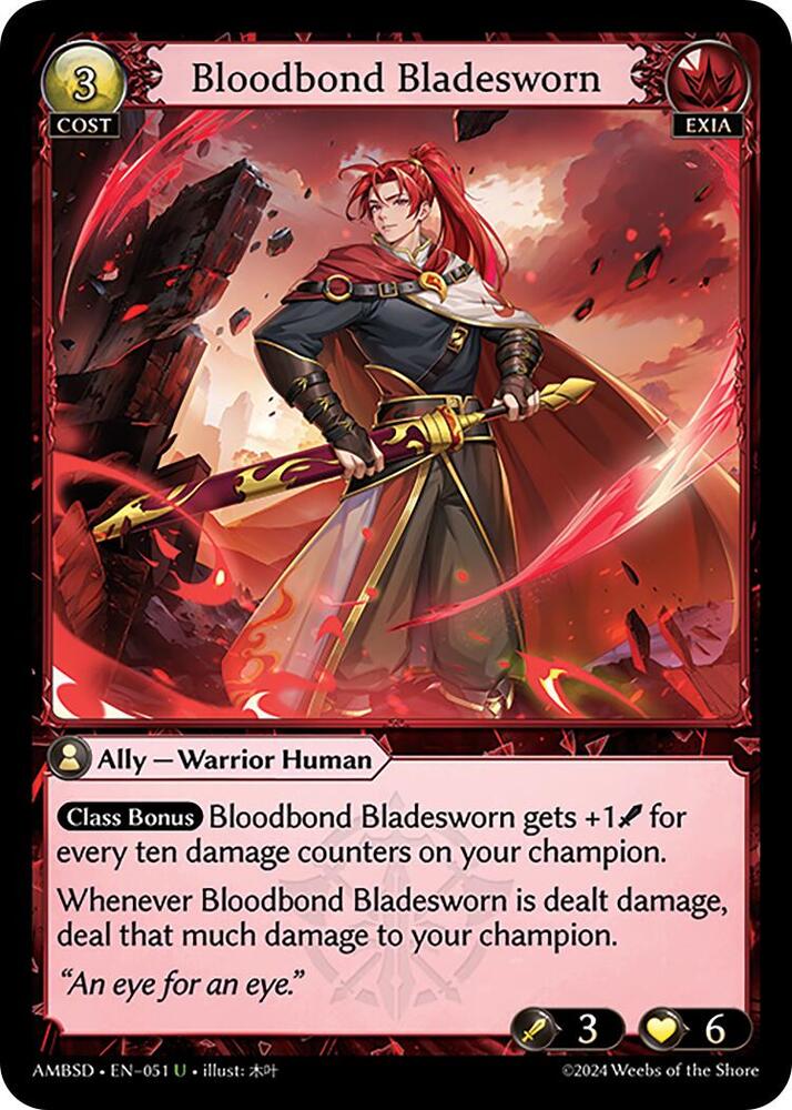 Bloodbond Bladesworn Mortal Ambition Starter Decks Grand Archive TCG