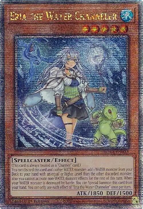 遊戯王 ROTA-EN023 水霊媒師エリア Eria the Water Channeler (英語版 1st Edition 25th クォーターセンチュリーシークレットレア) RAGE OF THE ABYSS 遊戯王 ROTA-EN023 水霊媒師エリア Eria the Water Channeler