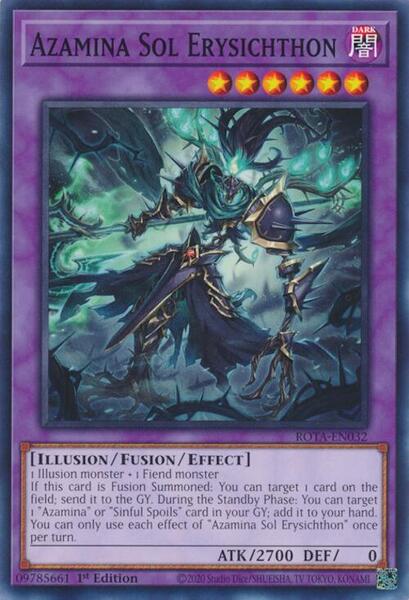 遊戯王 Azamina Sol Erysichthon - Rage of the Abyss - YuGiOh - TCGplayer.com