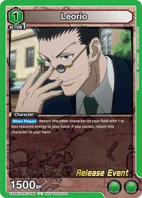 Leorio (090) - UE02BT: HUNTER X HUNTER Release Event Cards - Union Arena card