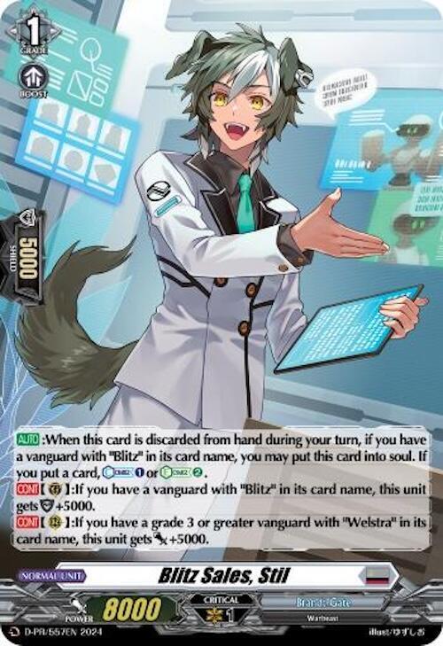 Blitz Sales, Stil (Foil) - D Promo Cards - Cardfight Vanguard