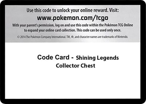 Code Card - Shining Legends Collector Chest