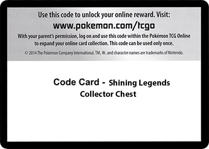 Code Card - Shining Legends Collector Chest  from Shining Legends