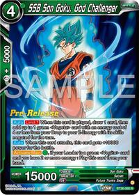 SSB Son Goku, God Challenger card art