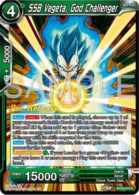SSB Vegeta, God Challenger card art
