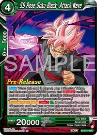 SS Rose Goku Black, Attack Wave card art