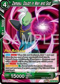 Zamasu, Doubt in Man and God card art