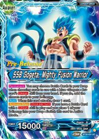 Gogeta // SSB Gogeta, Mighty Fusion Warrior card art