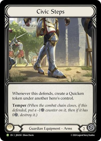 Civic Steps - JDG034 Flesh and Blood: Promo Cards card price