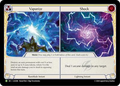 Vaporize // Shock - LGS346 card