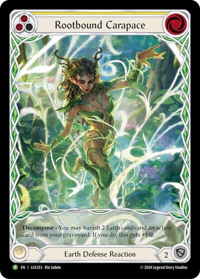 Rootbound Carapace (Yellow) (Extended Art) - LGS353 card