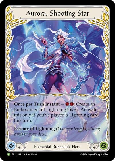 Aurora, Shooting Star - HER120 card