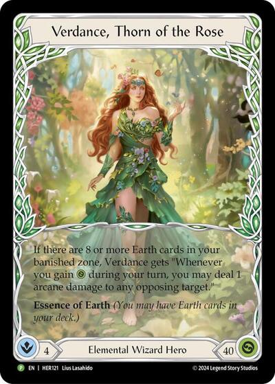 Verdance, Thorn of the Rose - HER121 Flesh and Blood: Promo Cards card price