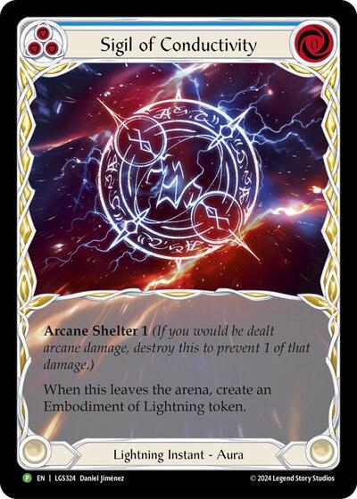 Sigil of Conductivity (Extended Art) - LGS324 Flesh and Blood: Promo Cards card price