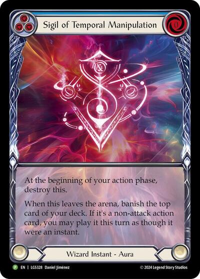 Sigil of Temporal Manipulation (Extended Art) - LGS328 Flesh and Blood: Promo Cards card price