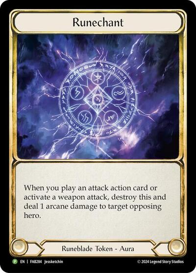 Runechant (Lightning) - FAB284 Flesh and Blood: Promo Cards card price