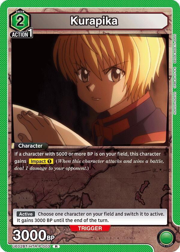 Hunter×Hunter カード 3 Kurapika (003) - UE02BT: HUNTER X HUNTER - Union Arena - TCGplayer.com