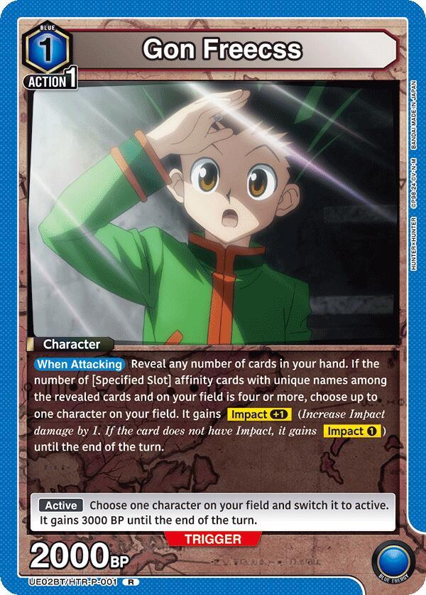 Gon Freecss (001) - UE02BT: HUNTER X HUNTER - Union Arena