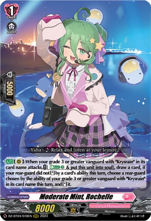 Moderate Mint, Rochelle - DZ-BT04: Destined Showdown - Cardfight