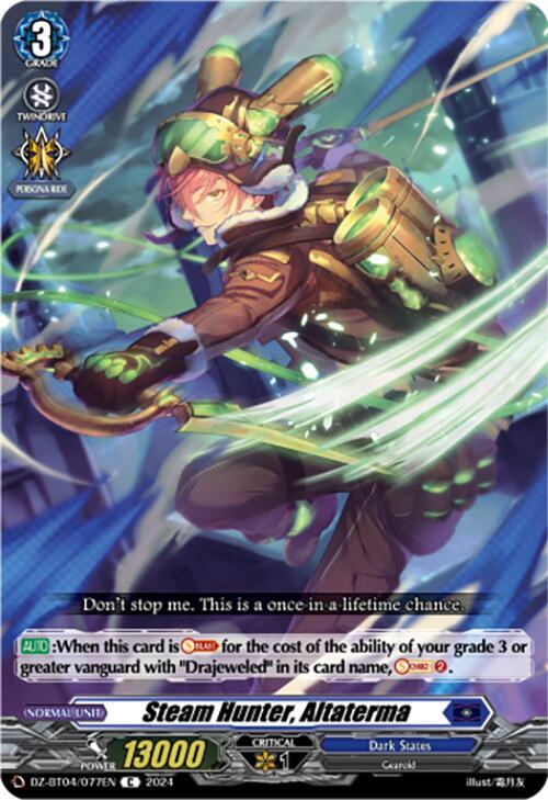 Steam Hunter, Altaterma