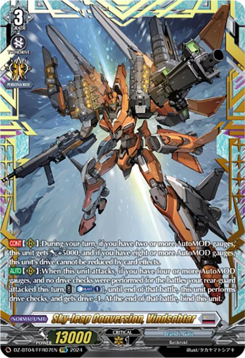 Sky-leap Conversion, Vindschtar (FFR) - DZ-BT04: Destined Showdown