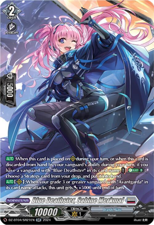 Blue Deathster, Sabine Merkmal (SR)