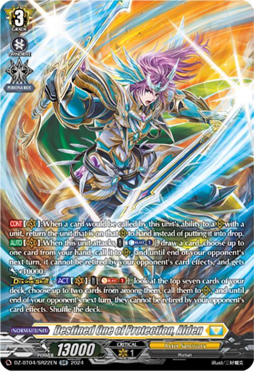 Destined One of Protection, Alden (SR) - DZ-BT04: Destined