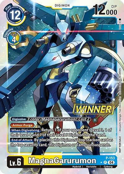 MagnaGarurumon (Store Tournament 2024 Oct. - Dec. Winner Pack) Digimon Promotion Cards card price