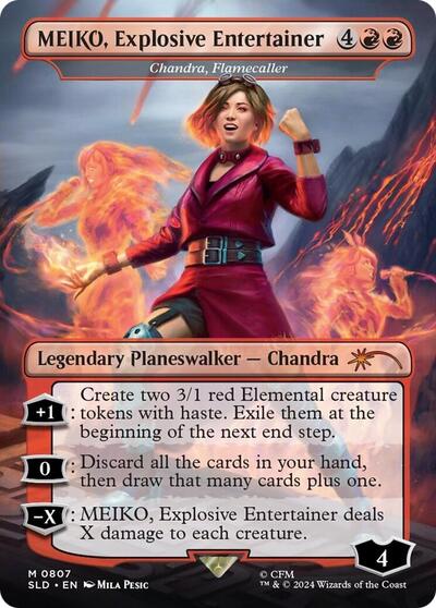 MEIKO Explosive Entertainer Chandra Flamecaller Rainbow Foil