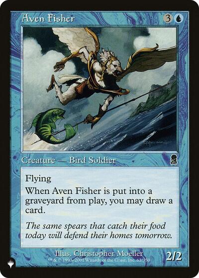 Aven Fisher (The List) from PLST #ODY-63, Magic: The Gathering card