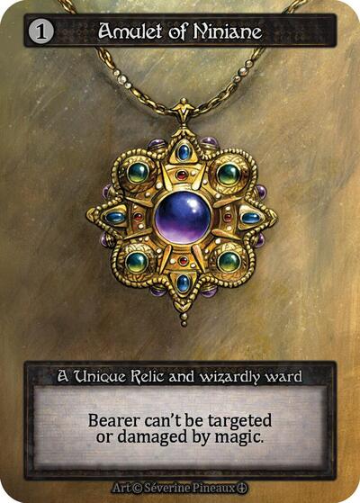 Amulet of Niniane Arthurian Legends card price