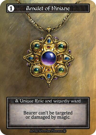 Amulet of Niniane (Foil) Arthurian Legends card price